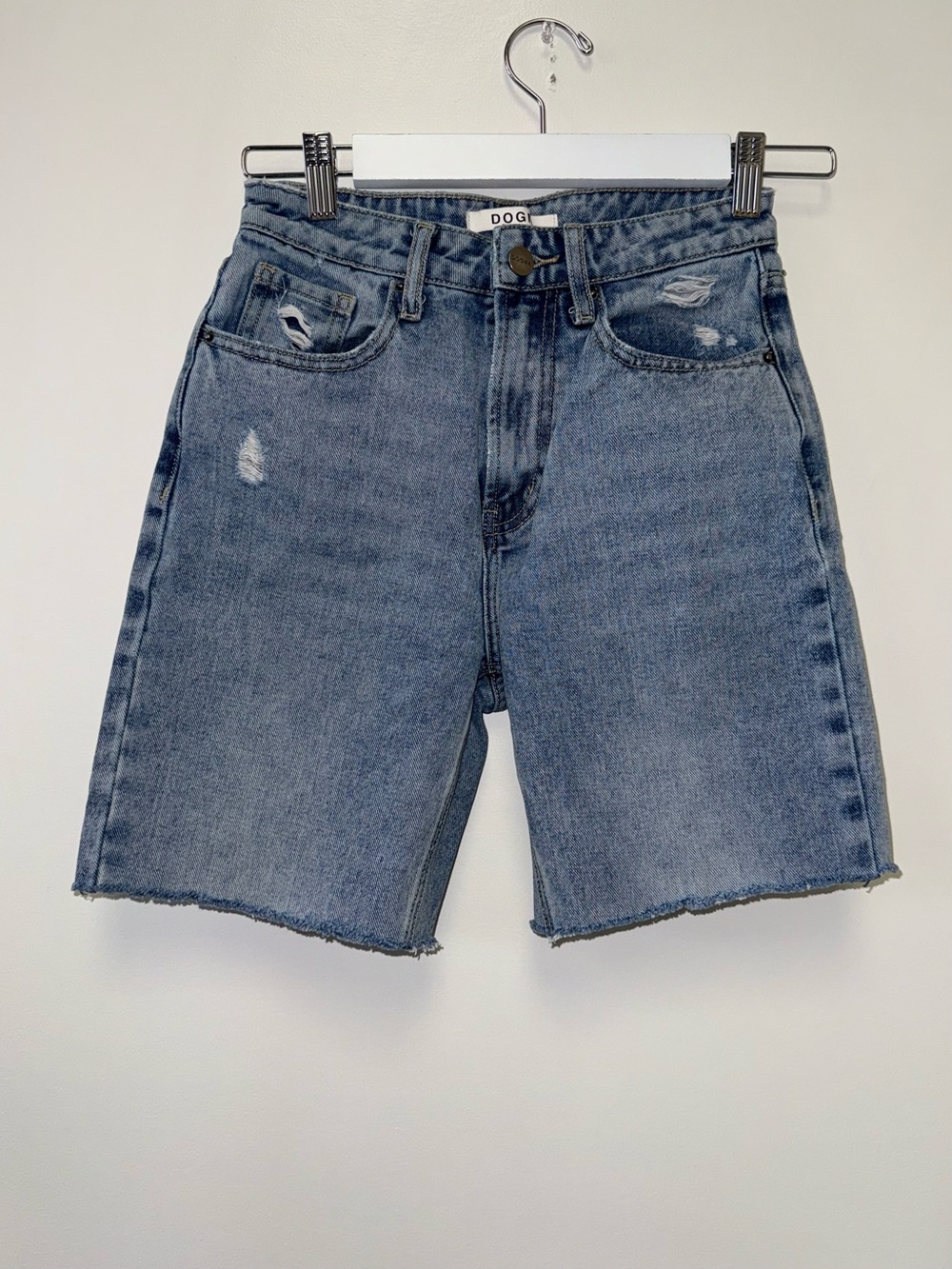 Dogma (1) Distressed Denim Jean Shorts